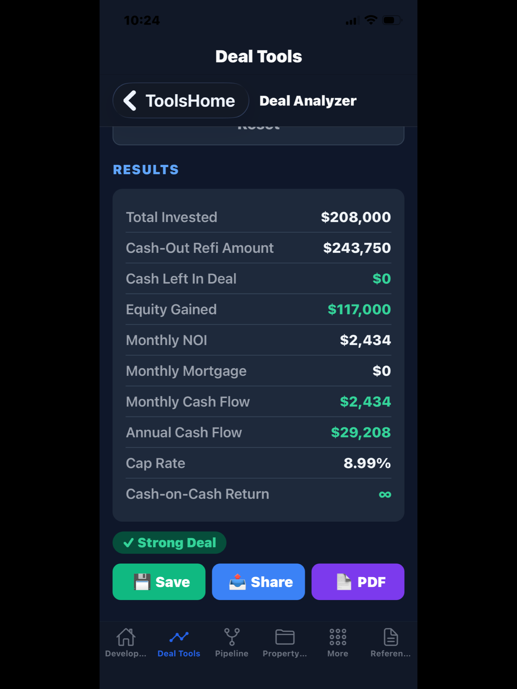 Developer Finance Plnr