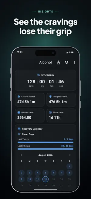 GoSober: Sobriety Tracker screenshot 3