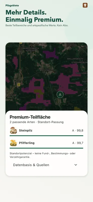 Pilzgebiete – Pilze finden screenshot 7 of 7