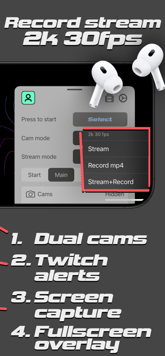 StreamVeil Stream + Record Screenshot 2 of 4