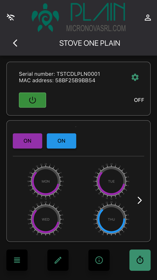 #8. Plain: stove remote control (iOS) By: Micronova Srl