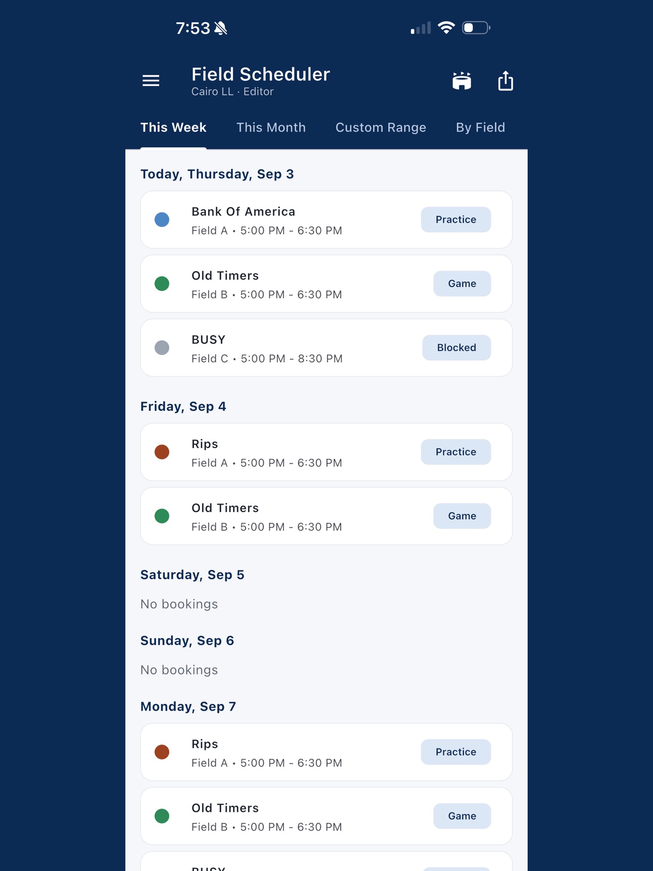 Screenshot 7 of Sports League Hub