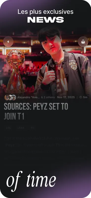 Sheep Esports: LoL Live Scores screenshot 2 of 4