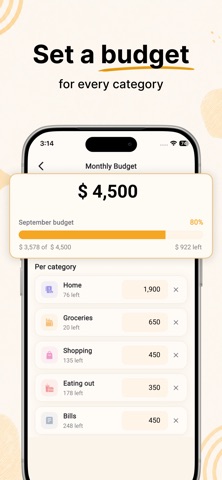 Monthly Budget Planner App Screenshot 3 of 7