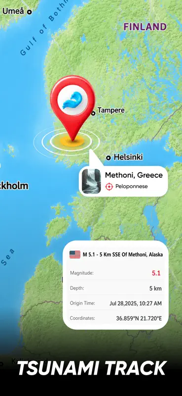 EarthQuake Alerts - SenseEarth screenshot 3 of 6