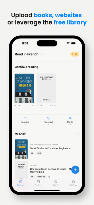 Bookva – Language Reader Screenshot 1 of 8
