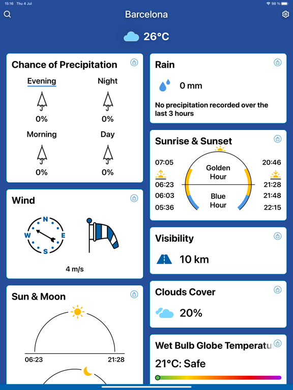 Screenshot #3 for Weather Forecast by ClimaCam