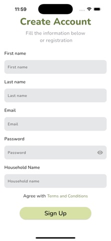 Kitchen Management App Screenshot 1 of 4