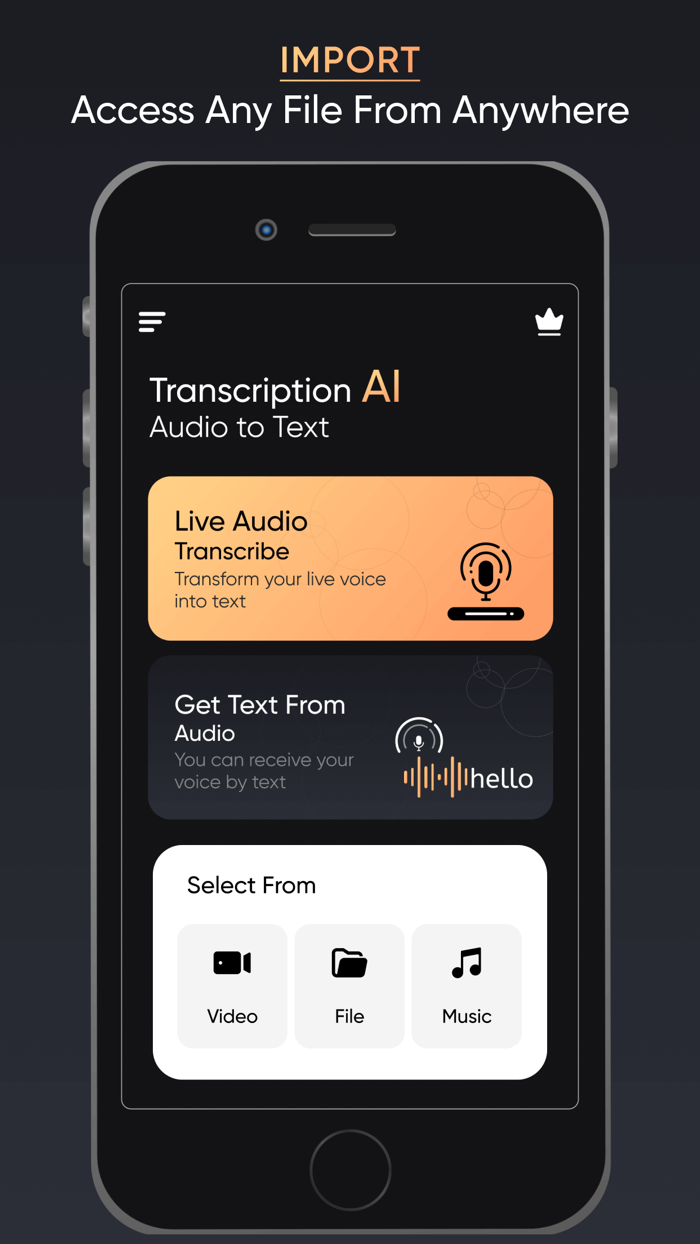 Transcription - Speech to Text