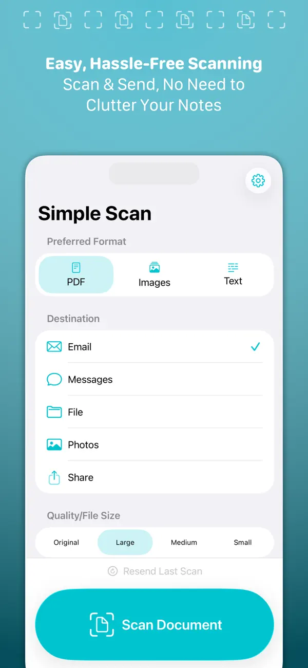 #1. Simple Scan • Quick Scanner (iOS) Av: Agile Tortoise