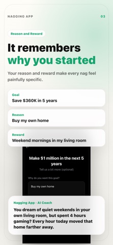 Nagging App - Motivate & Block Screenshot 4 of 9