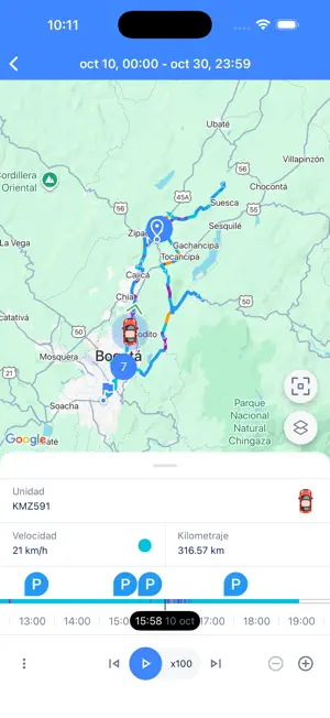 Datatrack GPS screenshot 4