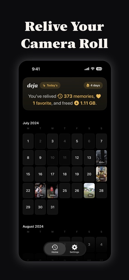 deja: Relive your camera roll screenshot 1
