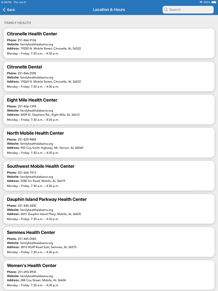 #2. My MCHD Health Check (iOS) 由: Mobile County Board of Health