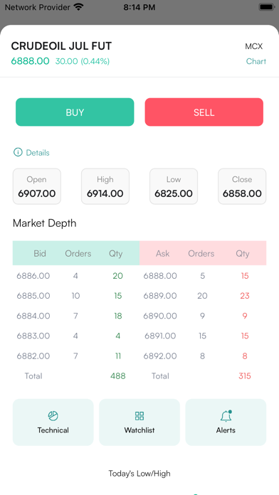 JLite - Stocks, MTF, F&O Screenshot