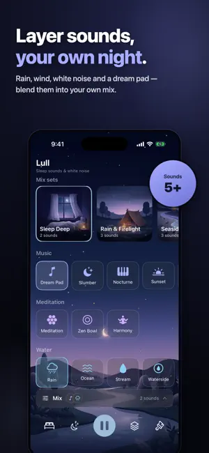 Lull: Sleep Sounds & Relax screenshot 1