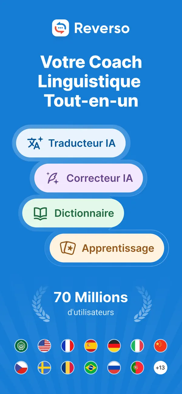 Screenshot #1 pour Reverso - Traduire & Apprendre
