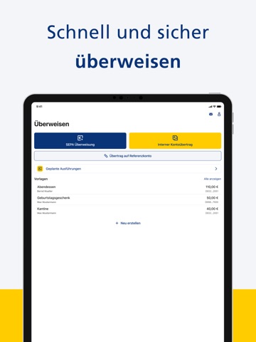 Postbank iPad screenshot 3