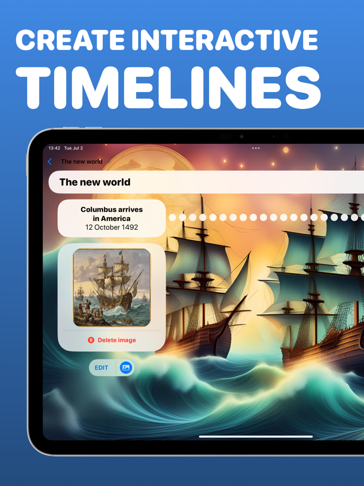 #1. ExplainTime EDU - Timeline (iOS) 来自: LORENZO CONFALONIERI