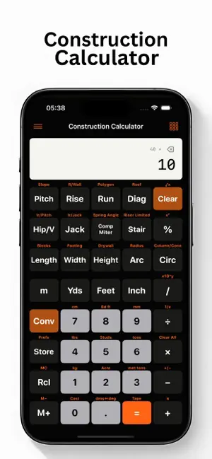Construction Calculator ۬ screenshot 1