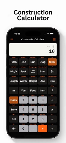 Construction Calculator ۬ Screenshot 1 of 3