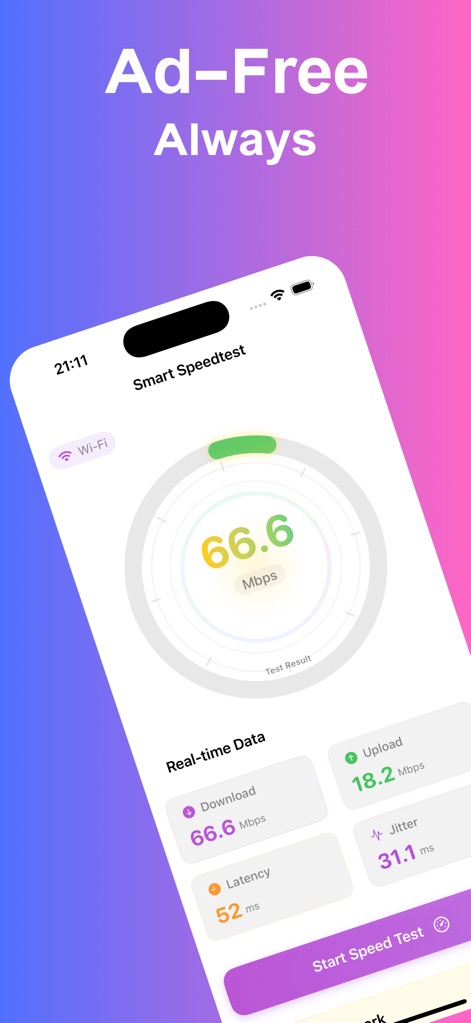 Smart Network Speed Test - Productivity App | MWM