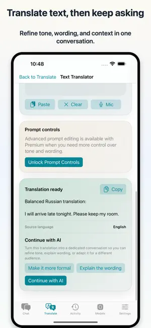 Offline AI Translator & Chat screenshot 2