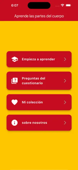 Learning Spanish Body Parts screenshot 1