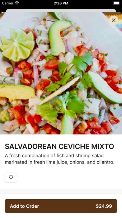 Tipicos Los Amigos iPhone screenshot 3 - Food & Drink app