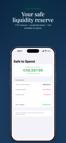 Forfettario Simulator 2026 iPhone screenshot