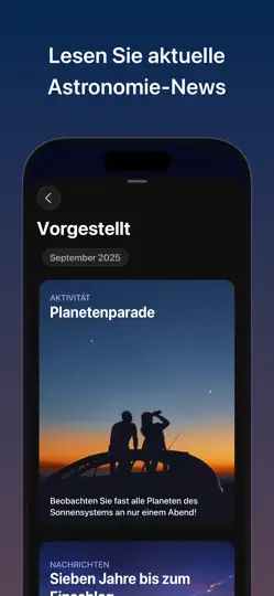 Screenshot von Sky Guide auf dem iPhone 6