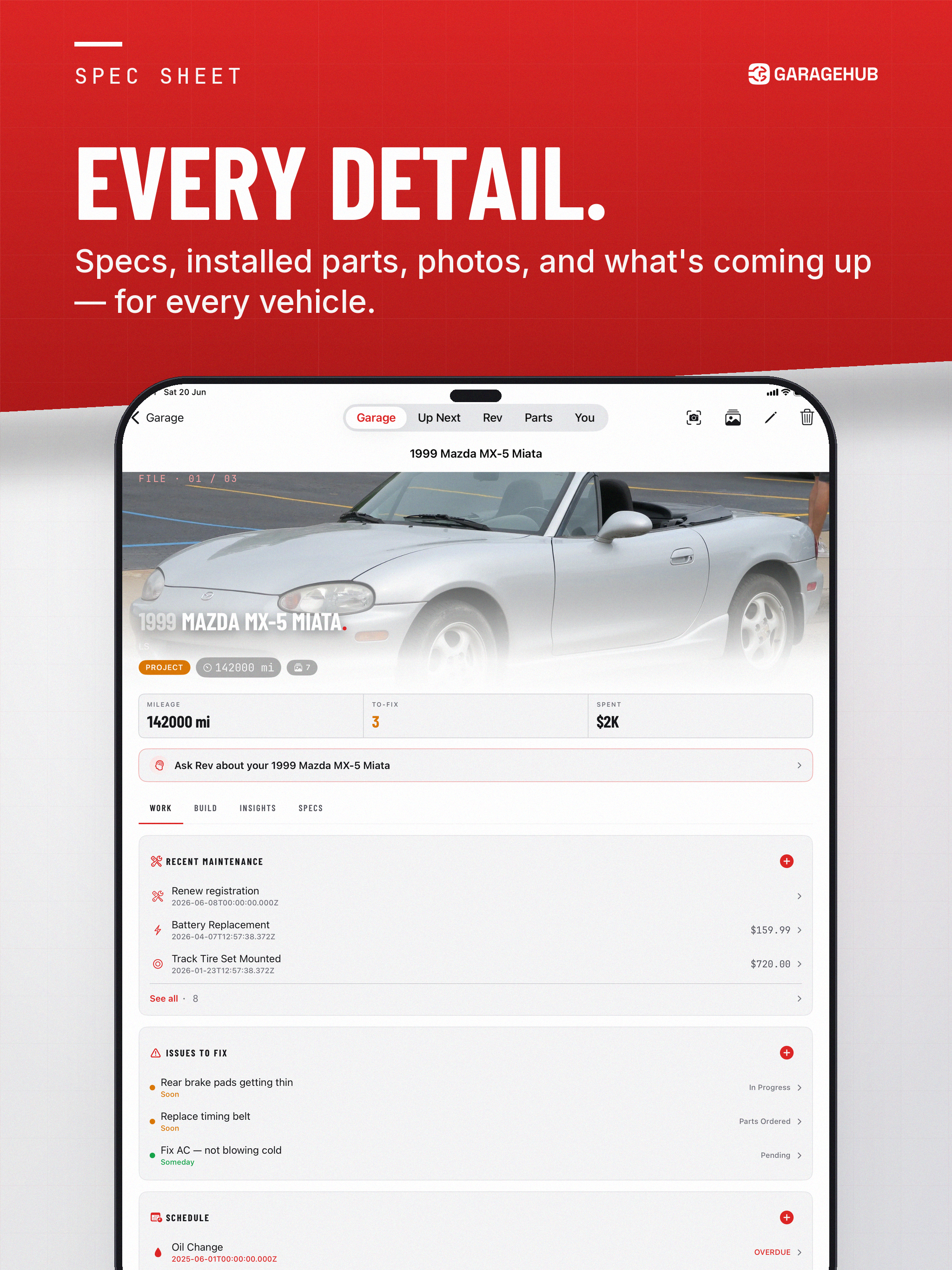 GarageHub: Vehicle Service