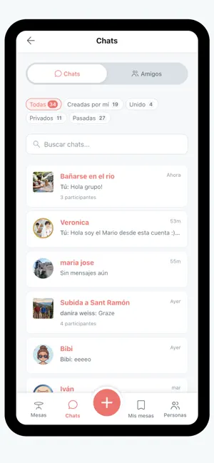 FriendTables iPhone screenshot 1
