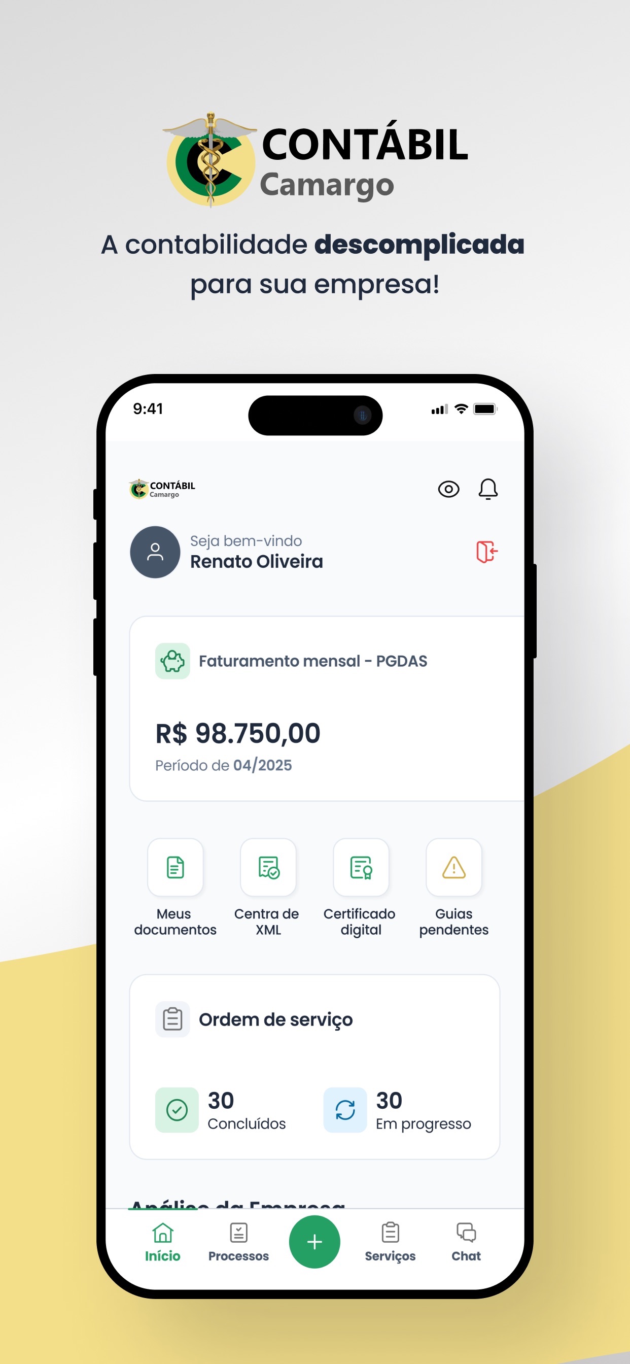 Screenshot 1 of Contábil Camargo