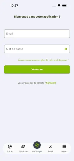 Captura de pantalla de E-charge50 Réseau De Recharge en iPhone 1