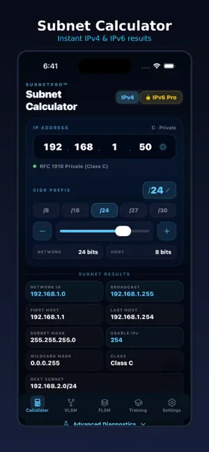 SubnetMaster: IP Calculator screenshot 1