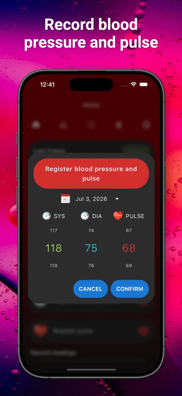 Screenshot #2 pour Tension Artérielle App