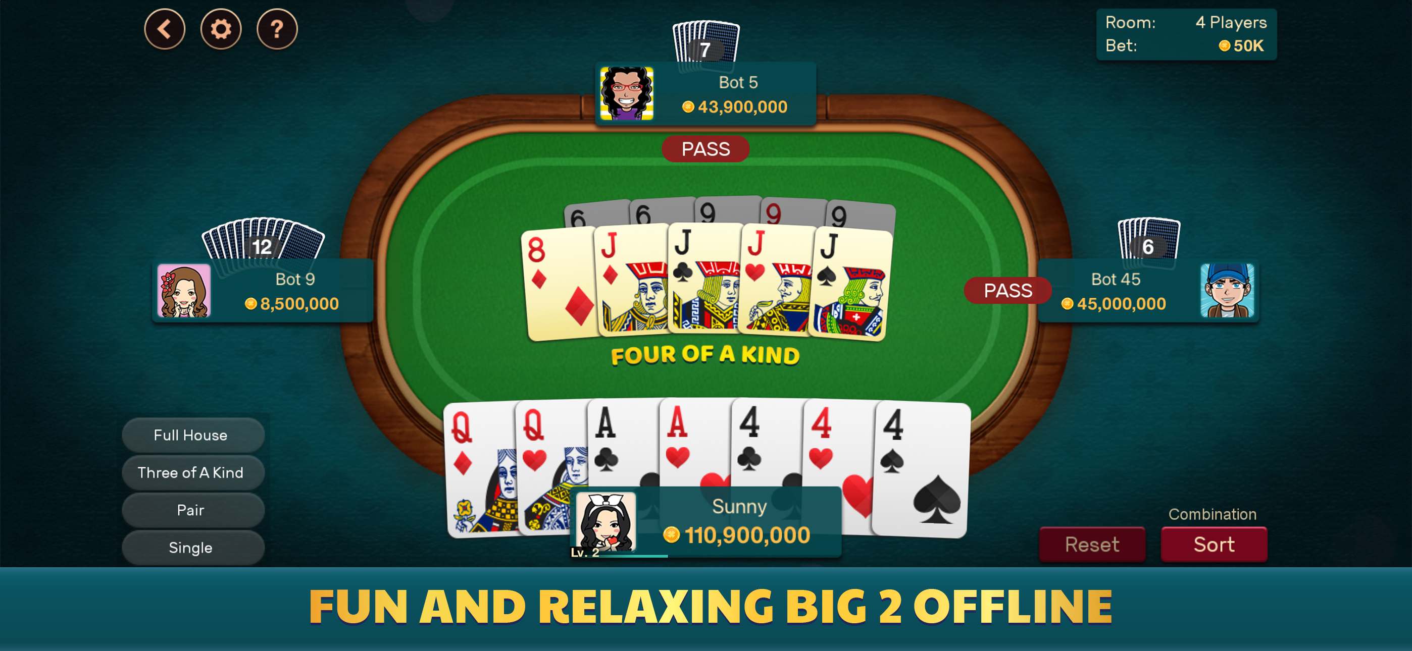 Big 2 - Pusoy Dos Offline