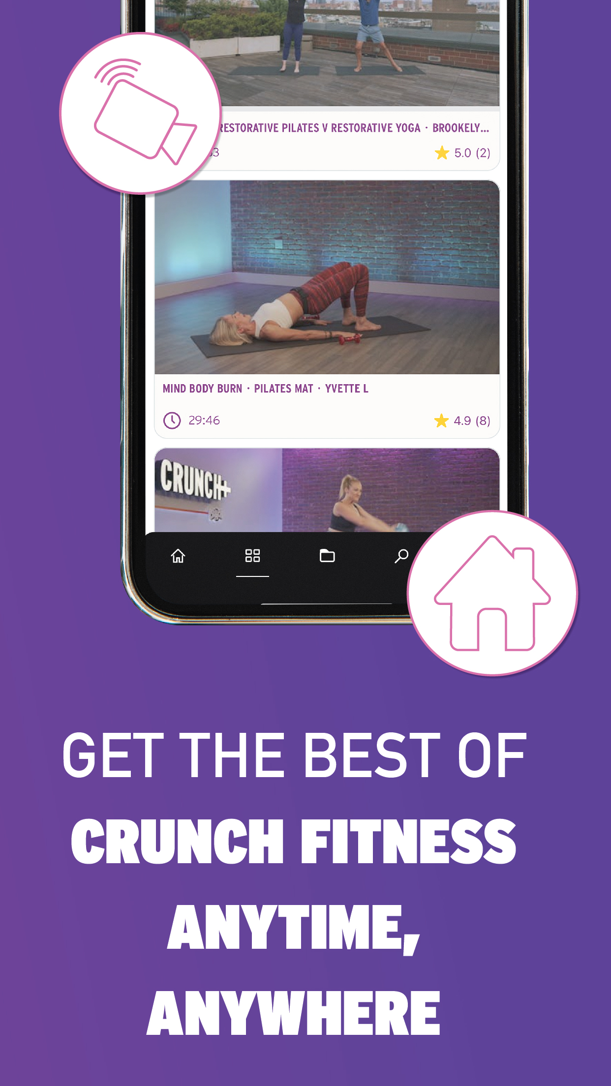 Crunch+ On-Demand Fitness