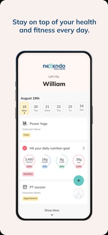 NeXendo Wellness screenshot