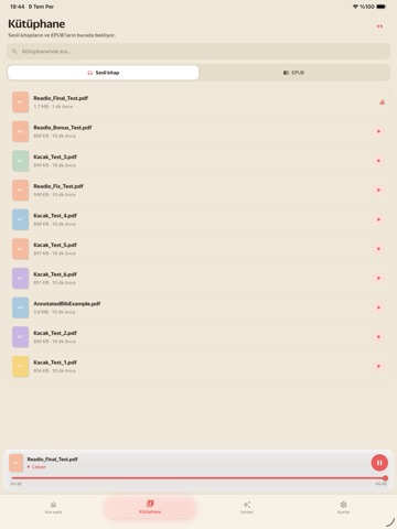 Readio: Sesli Kitap, AI Sohbet iPad screenshot 4
