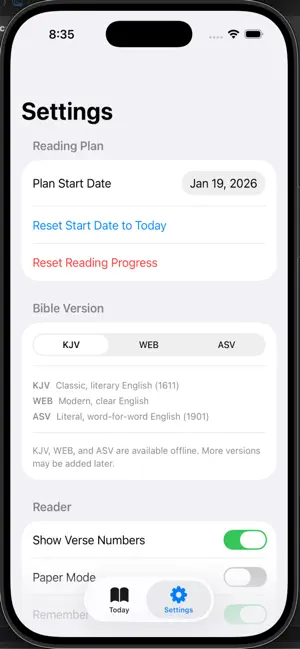 One Year Read the Bible screenshot 4