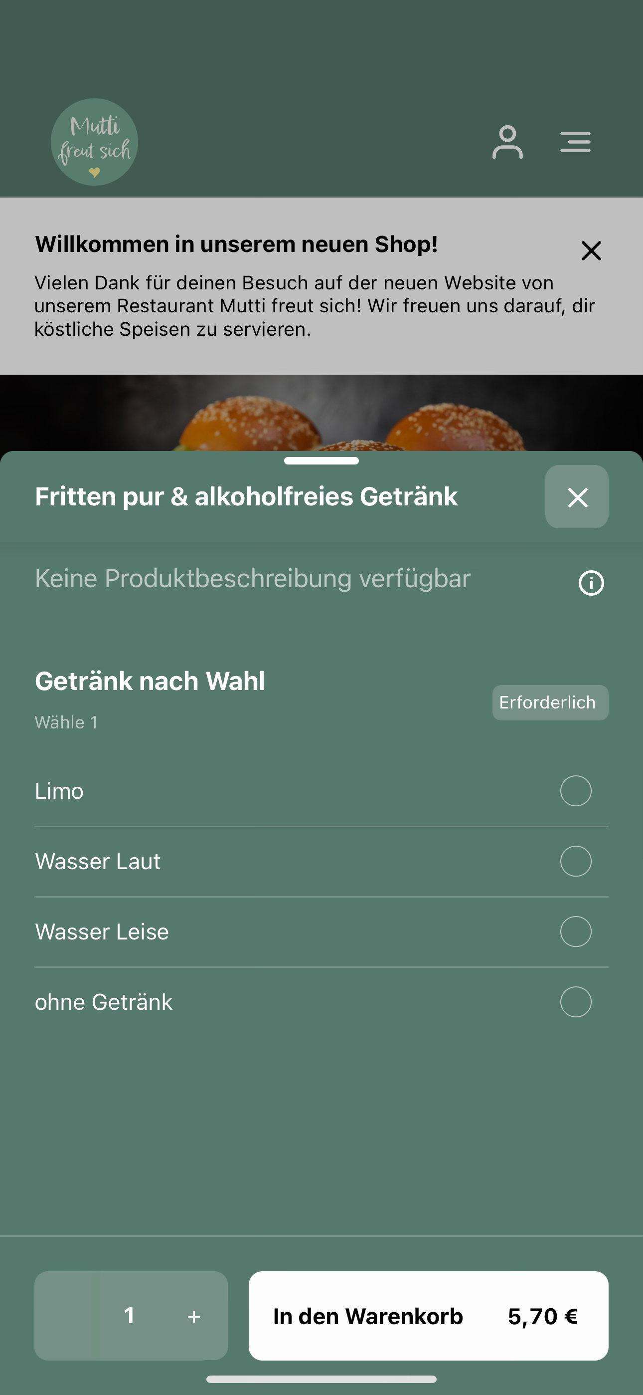 Mutti freut sich