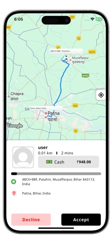 MottTaxi Driver screenshot