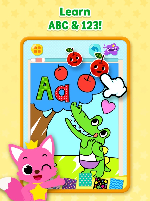 Pinkfong Coloring Fun iPad screenshot 4 - Education app