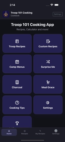 Troop Cooking app screenshot