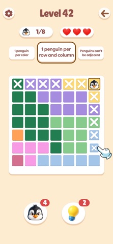 Pengdoku - Logic Puzzle Games iPhone screenshot