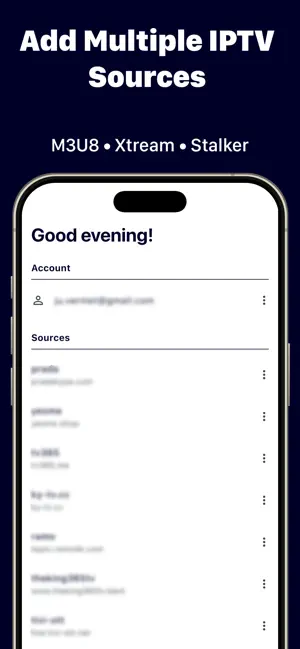 IPTV One: TV & Movie Player iPhone screenshot 4