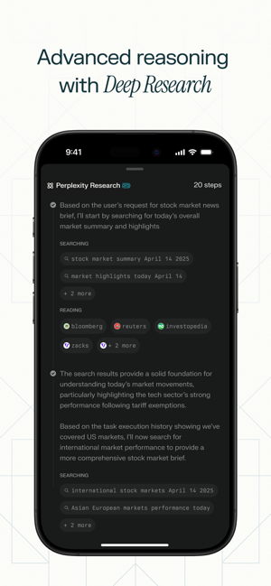 Perplexity - AI Search & Chat Screenshot