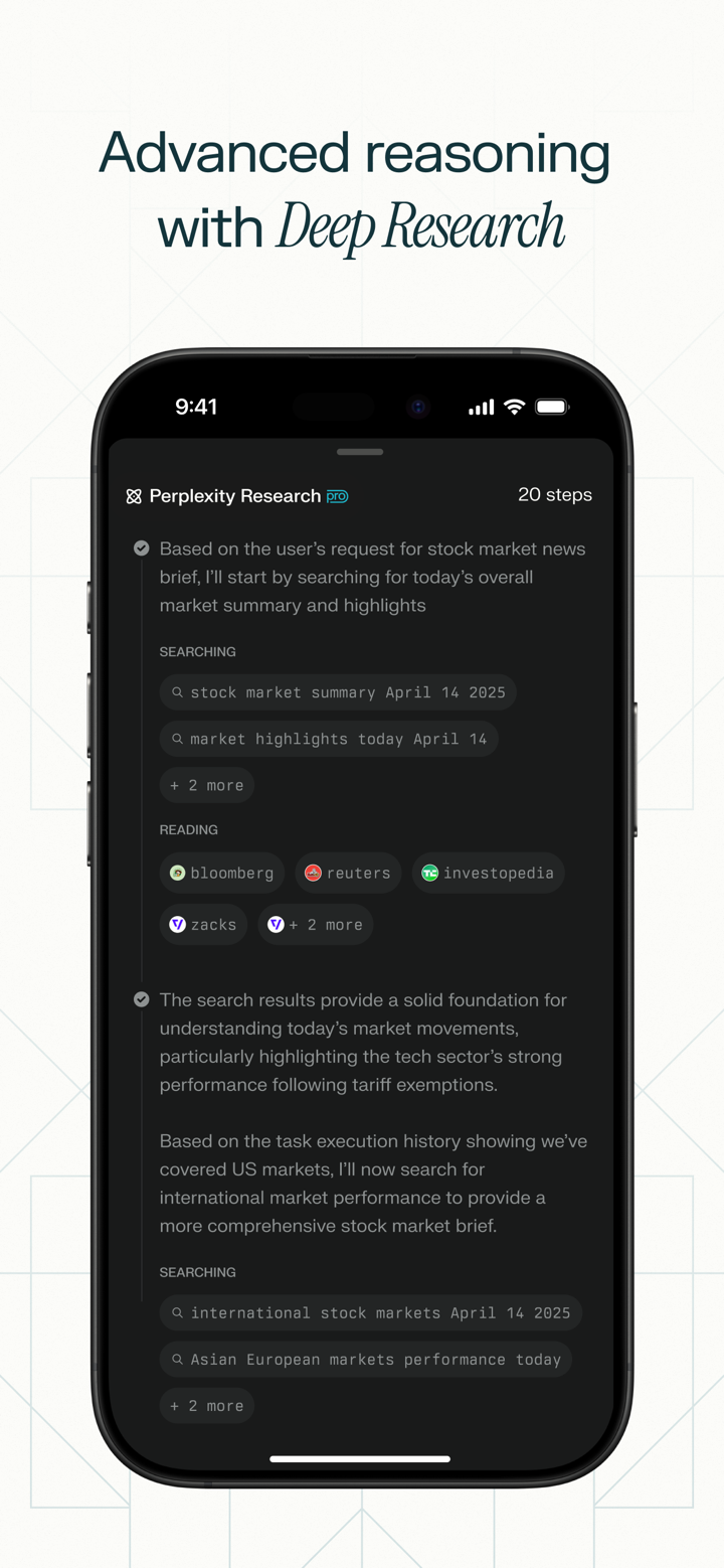 Perplexity - AI Search & Chat screenshot 5
